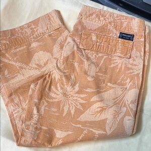 Peach Floral Capris by Periscope